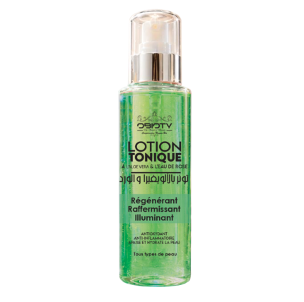 Lotion Tonique À l'Aloe Vera et l'eau de Rose
